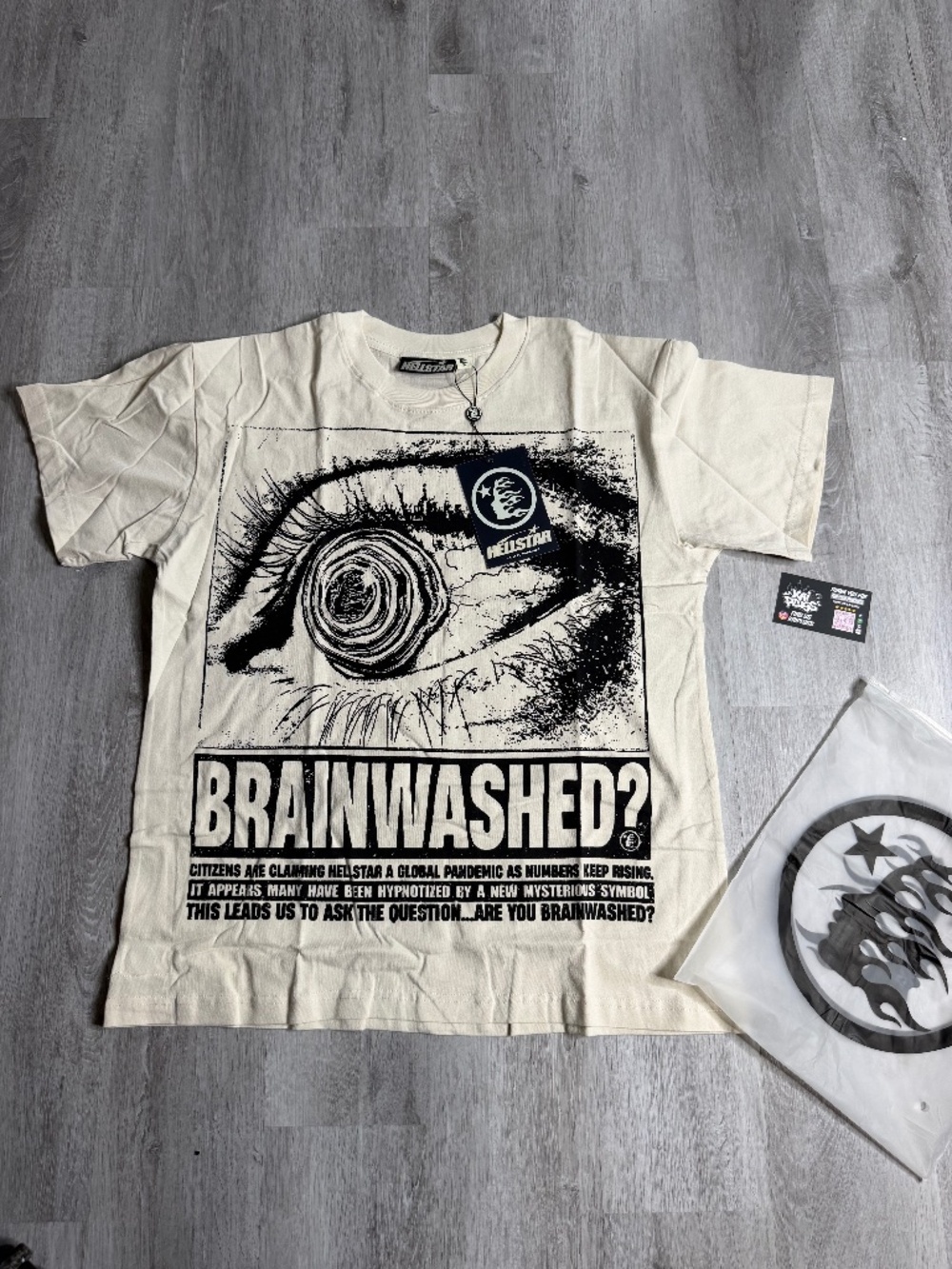 *NEW* Brainwashed Hellstar Tee Shirt Sizes Small, Medium, And Large 100% Authent